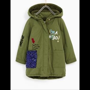 Zara Kids Khaki Parka